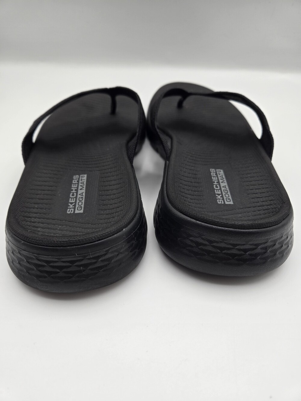 Skechers Go Walk Flex Sandal Splendor Black Comfort Flip Flops Womens Size 10 - Picture 9 of 13
